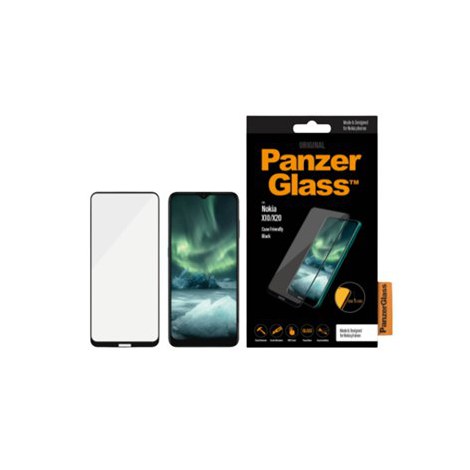 PanzerGlass | Screen protector - glass | Nokia X10, X20 | Tempered glass | Black | Transparent - 3